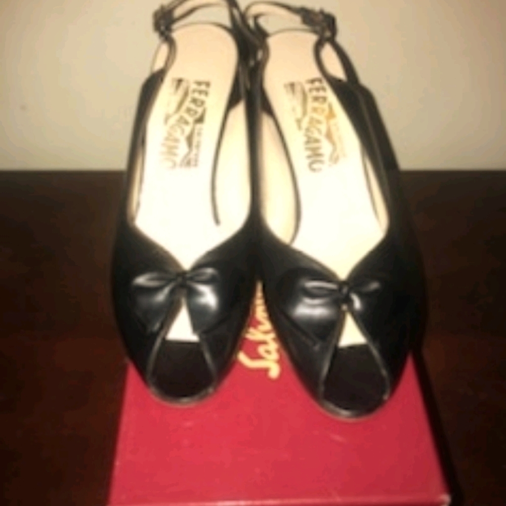 Salvatore Ferragamo sling backs